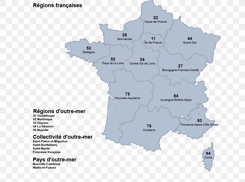 Regions Of France Map, PNG, 660x610px, France, Area, Blank Map, Diagram, Geography Download Free