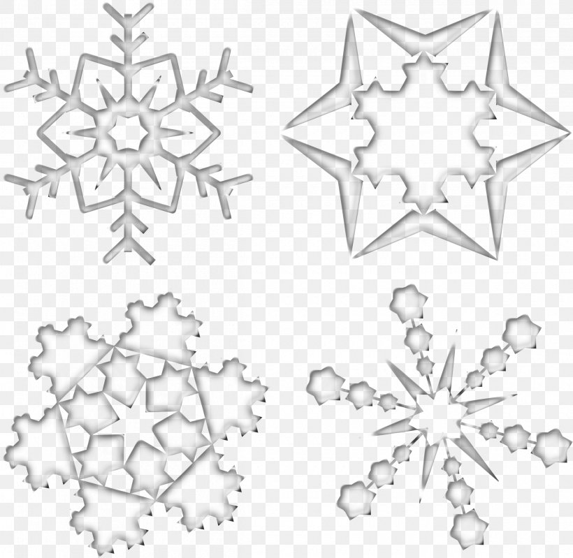 Snowflake Line Art Clip Art, PNG, 2400x2341px, Snowflake, Area, Black And White, Body Jewelry, Cloud Download Free