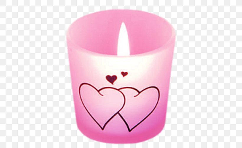 Candle Valentines Day Light Heart, PNG, 500x500px, Candle, Bougeoir, Christmas, Gift, Heart Download Free