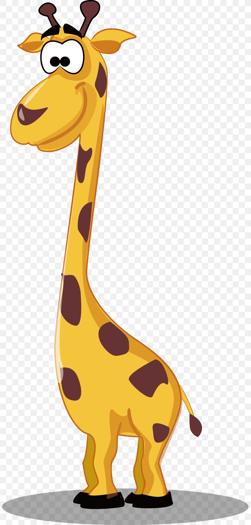 Giraffe Animal Cartoon Illustration, PNG, 805x1717px, Giraffe, Animal, Animal Figure, Cartoon, Child Download Free