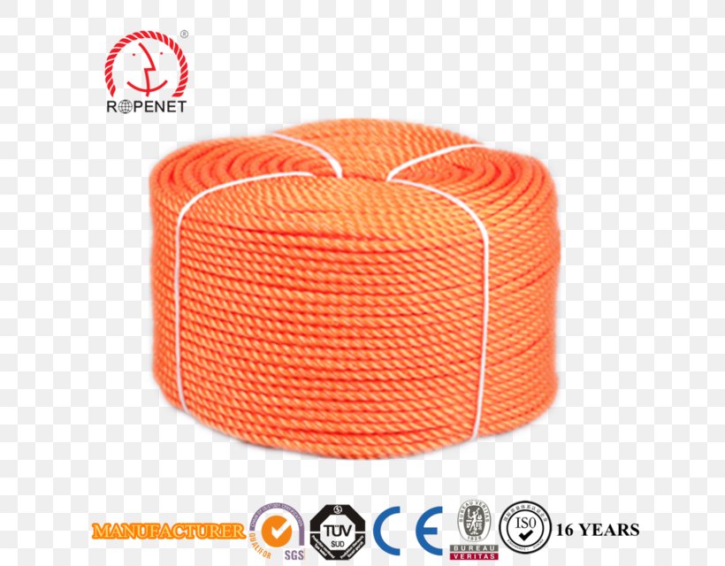 Rope Yarn Extrusion Spinning Polypropylene, PNG, 640x640px, Rope, Extrusion, Machine, Manufacturing, Orange Download Free