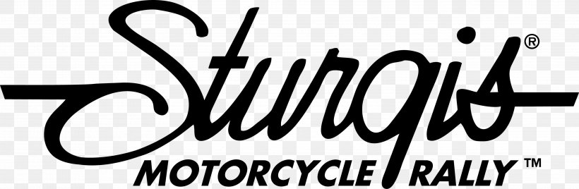 Sturgis Motorcycle Rally Buffalo Chip Campground Black Hills 100 Logo, PNG, 3565x1168px, Sturgis Motorcycle Rally, Area, Black And White, Black Hills, Brand Download Free