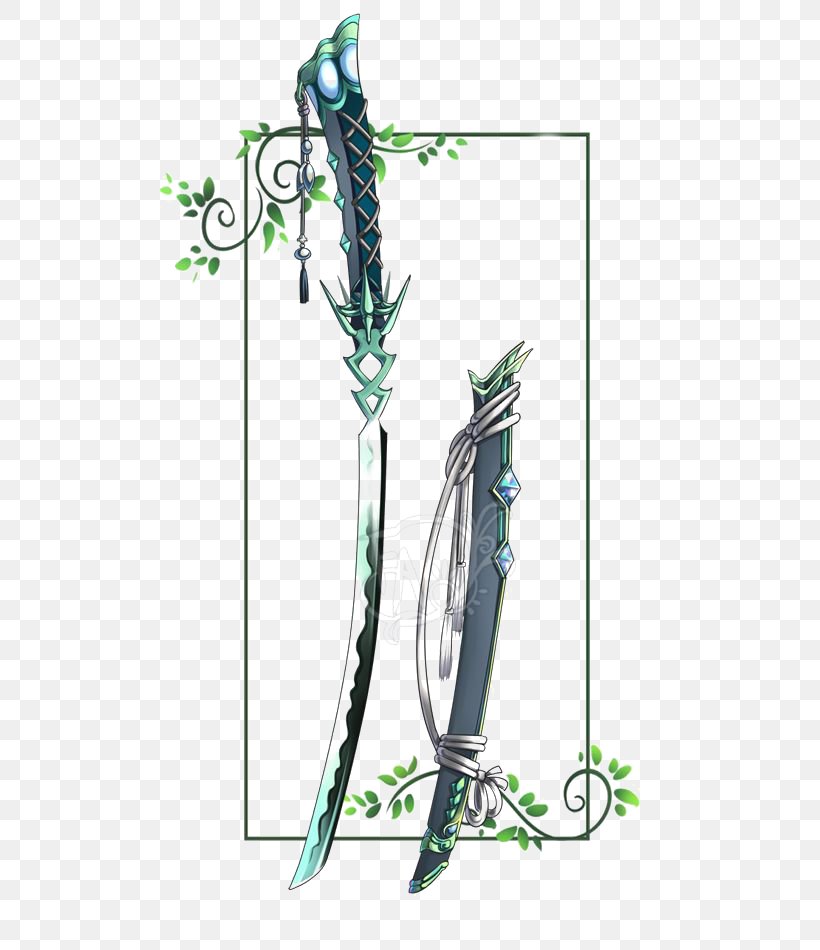 Weapon Japanese Sword Drawing, PNG, 564x950px, Watercolor, Cartoon, Flower, Frame, Heart Download Free