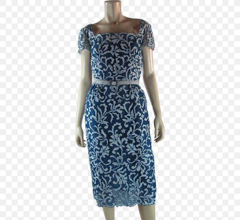 Cocktail Dress Cobalt Blue Shoulder, PNG, 750x750px, Dress, Blue, Clothing, Cobalt, Cobalt Blue Download Free