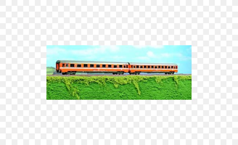 Railroad Car Train Passenger Car Rail Transport Locomotive, PNG, 500x500px, Railroad Car, Grass, Locomotive, Passenger, Passenger Car Download Free