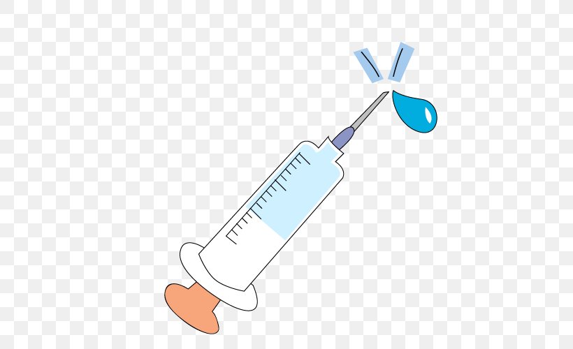 Syringe Injection, PNG, 500x500px, Syringe, Cartoon, Flat Design, Hospital, Injection Download Free