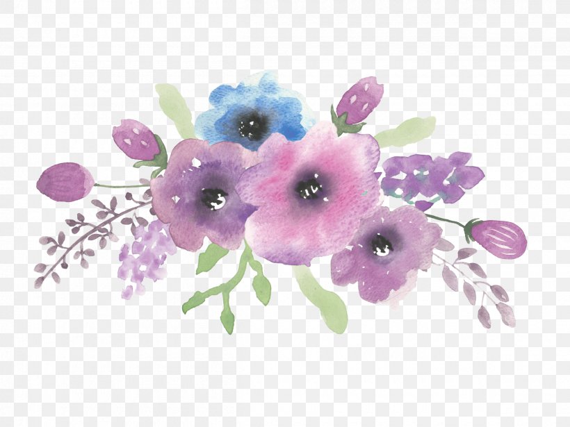 Watercolor Painting Drawing Watercolor: Flowers, PNG, 2400x1801px, Watercolor Painting, Anemone, Art, Artificial Flower, Blossom Download Free