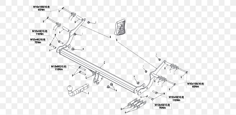 Car Engineering Diagram Product Design Technology, PNG, 640x401px, Car, Area, Auto Part, Automotive Exterior, Black And White Download Free