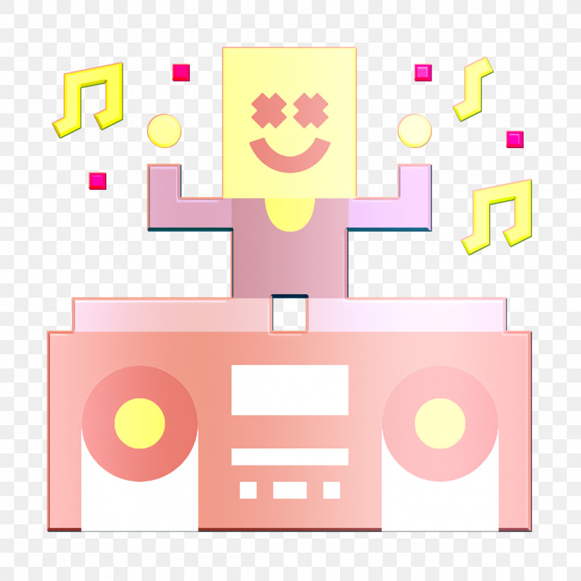 Dance Icon DJ Icon, PNG, 1114x1114px, Dance Icon, Circle, Dj Icon, Pink, Square Download Free