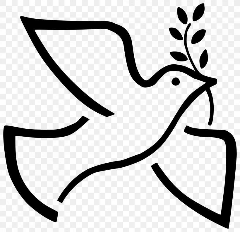 Peace Symbols Clip Art, PNG, 1979x1915px, Peace Symbols, Black, Black And White, Clip Art, Doves As Symbols Download Free