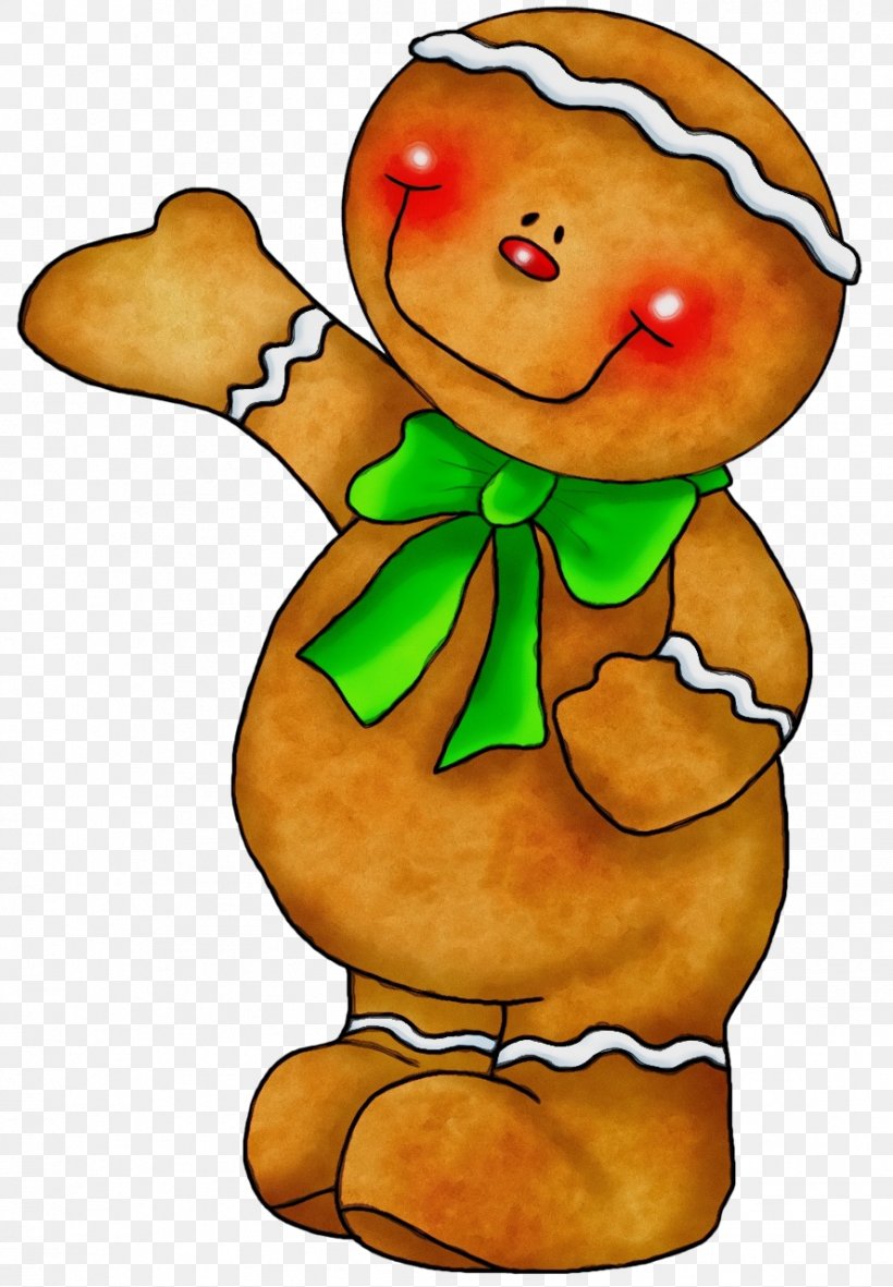 Christmas Gingerbread Man, PNG, 888x1280px, Watercolor, Biscuit, Biscuits, Cake, Cartoon Download Free