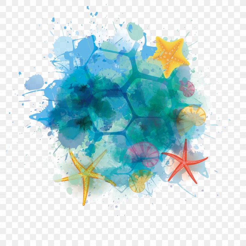 Summer Euclidean Vector Clip Art, PNG, 5000x5000px, Summer, Blue, Element, Flower, Organism Download Free