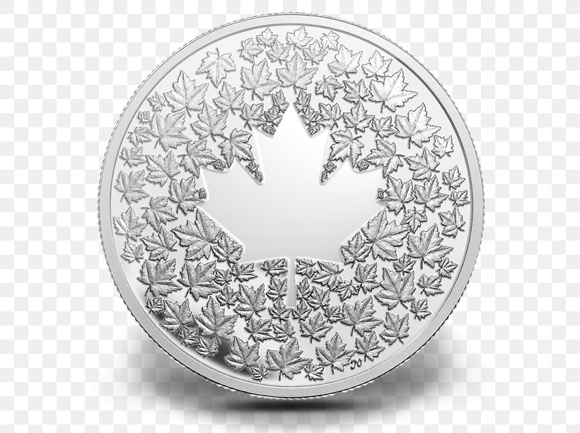 Canada Canadian Silver Maple Leaf Canadian Silver Maple Leaf Canadian Gold Maple Leaf, PNG, 640x612px, 150th Anniversary Of Canada, Canada, Black And White, Bullion Coin, Canadian Dollar Download Free