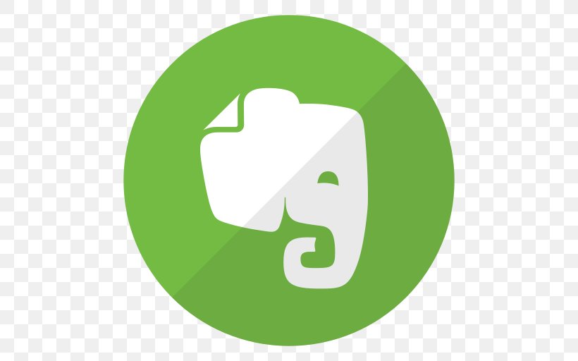 Evernote Apple Icon Image Format, PNG, 512x512px, Evernote, Button, Green, Logo, Notetaking Download Free