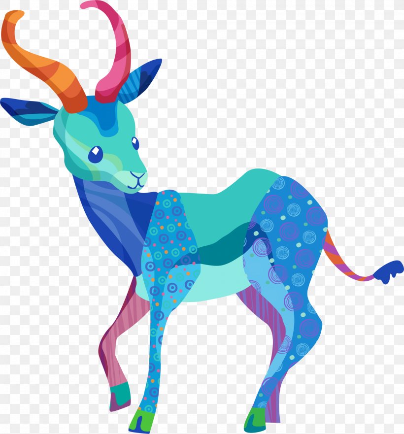 Gazelle Antelope Impala Cheetah, PNG, 2000x2149px, Gazelle, Antelope, Antler, Art, Cartoon Download Free