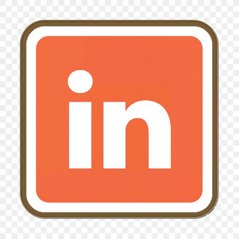 Linkedin Icon Media Icon Social Icon, PNG, 1234x1234px, Linkedin Icon, Logo, Material Property, Media Icon, Orange Download Free