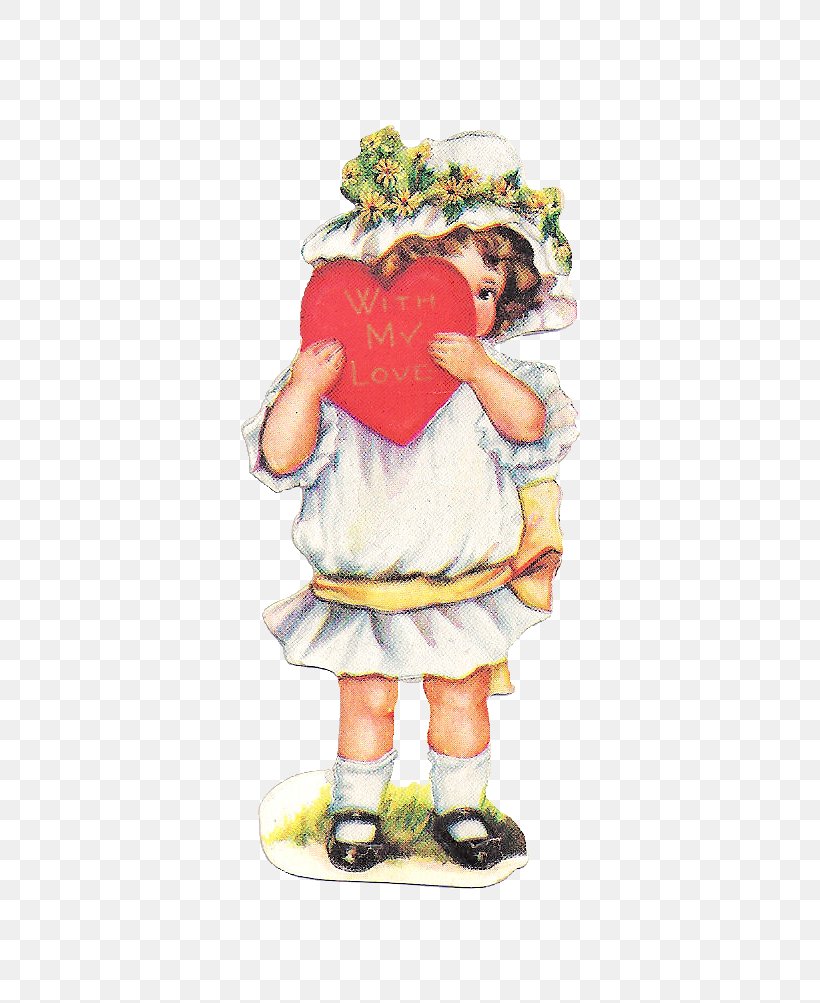 Valentine's Day Bokmärke Antique Clip Art, PNG, 545x1003px, Watercolor, Cartoon, Flower, Frame, Heart Download Free