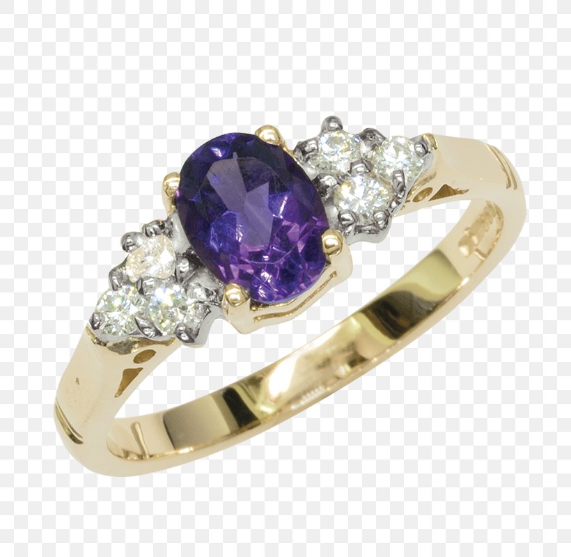Amethyst Sapphire Ring Jewellery Gemstone, PNG, 800x800px, Amethyst, Birthstone, Carat, Charms Pendants, Colored Gold Download Free