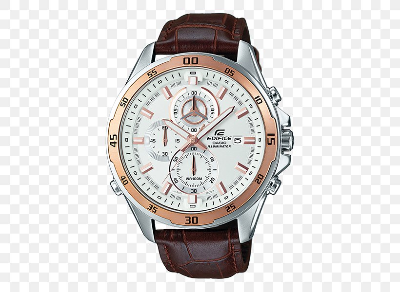 Casio Edifice Casio EFR-547L-7AV Watch Chronograph, PNG, 500x600px, Casio Edifice, Analog Watch, Brand, Brown, Casio Download Free