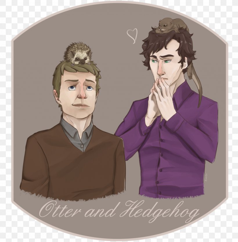 Martin Freeman Otter Hedgehog Doctor Watson Sherlock, PNG, 1024x1039px, Watercolor, Cartoon, Flower, Frame, Heart Download Free