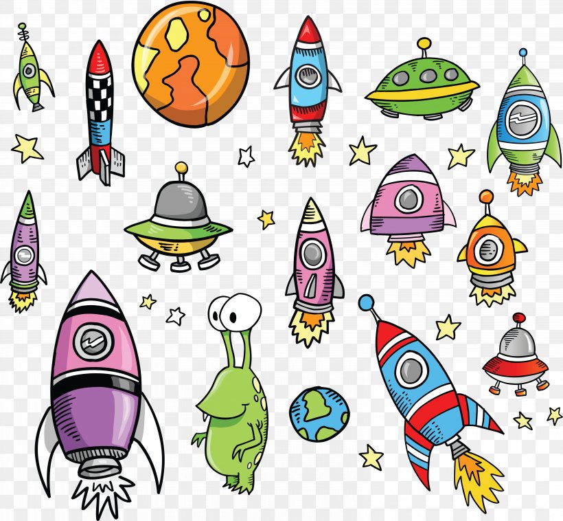 Outer Space Clip Art, PNG, 6350x5871px, Outer Space, Area, Art, Artwork, Drawing Download Free
