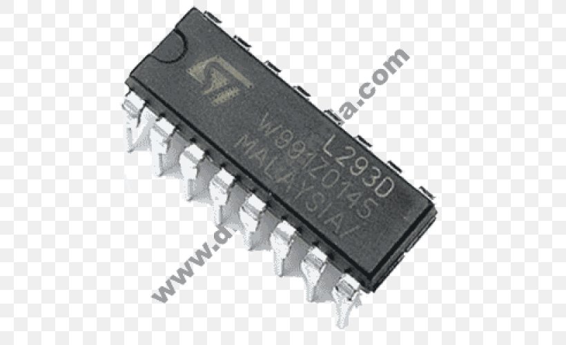 Transistor Microcontroller Electronic Component Integrated Circuits & Chips H Bridge, PNG, 500x500px, Transistor, Circuit Component, Datasheet, Device Driver, Dual Inline Package Download Free