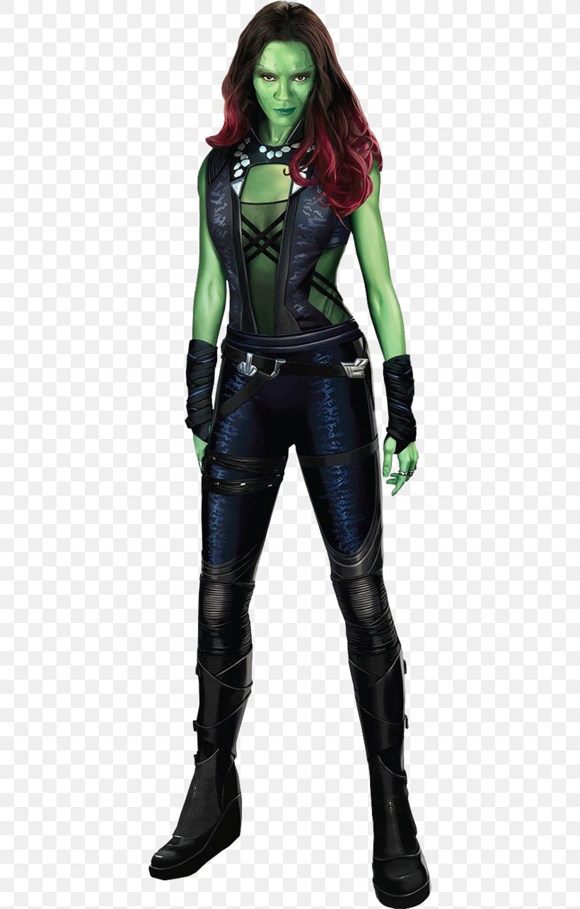 Zoe Saldana Gamora Guardians Of The Galaxy Star-Lord Costume, PNG, 400x1284px, Watercolor, Cartoon, Flower, Frame, Heart Download Free
