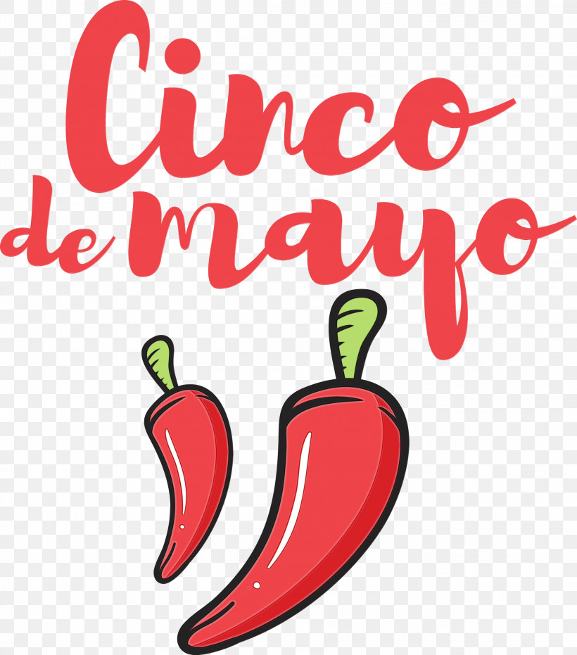 Vegetable Chili Pepper / M Fruit Meter Line, PNG, 2642x3000px, Cinco De Mayo, Chili Pepper, Fifth Of May, Flower, Fruit Download Free