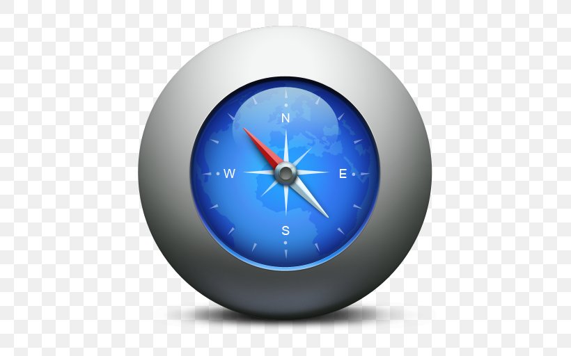 Alarm Clock Sky Electric Blue Sphere, PNG, 512x512px, Safari, Alarm Clock, Compass, Electric Blue, Icon Design Download Free