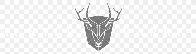Deer Antler, PNG, 1000x278px, Deer, Antler, Black And White, Horn, Monochrome Download Free