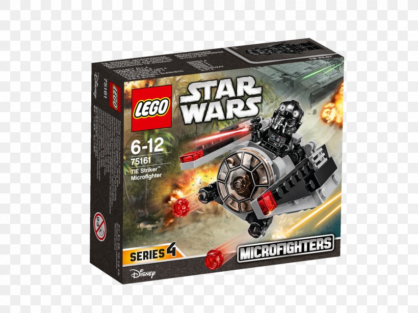 LEGO Star Wars : Microfighters Toy LEGO 75154 Star Wars TIE Striker, PNG, 2400x1800px, Lego Star Wars, Awing, First Order, Lego, Lego 75154 Star Wars Tie Striker Download Free