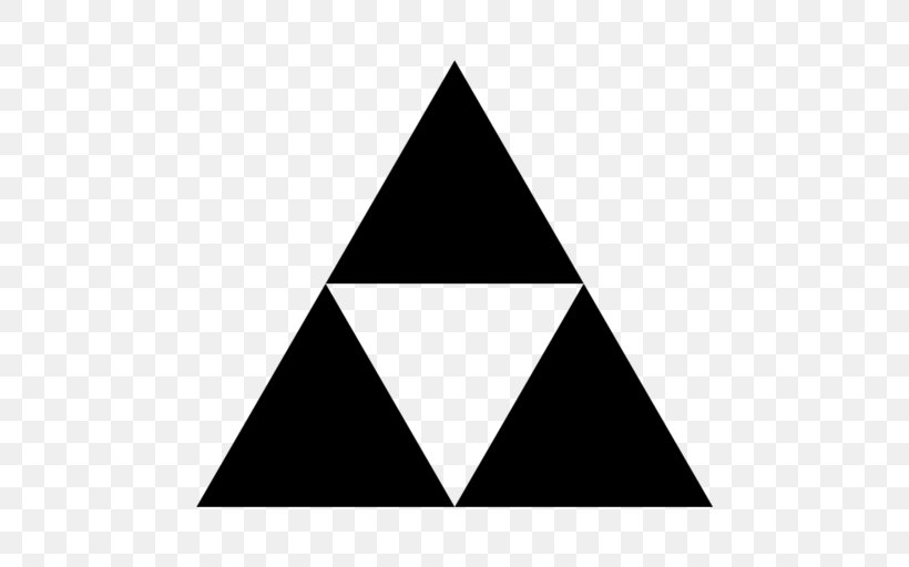 The Legend Of Zelda: Tri Force Heroes The Legend Of Zelda: Four Swords Adventures Triforce Logo Decal, PNG, 512x512px, Legend Of Zelda Tri Force Heroes, Area, Black, Black And White, Brand Download Free