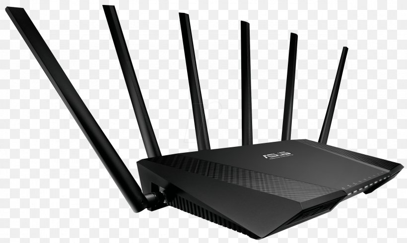 ASUS RT-AC3200 Wireless Router IEEE 802.11ac Computer Network, PNG, 2362x1412px, Asus Rtac3200, Asus, Asus Rtac5300, Computer Network, Data Transfer Rate Download Free