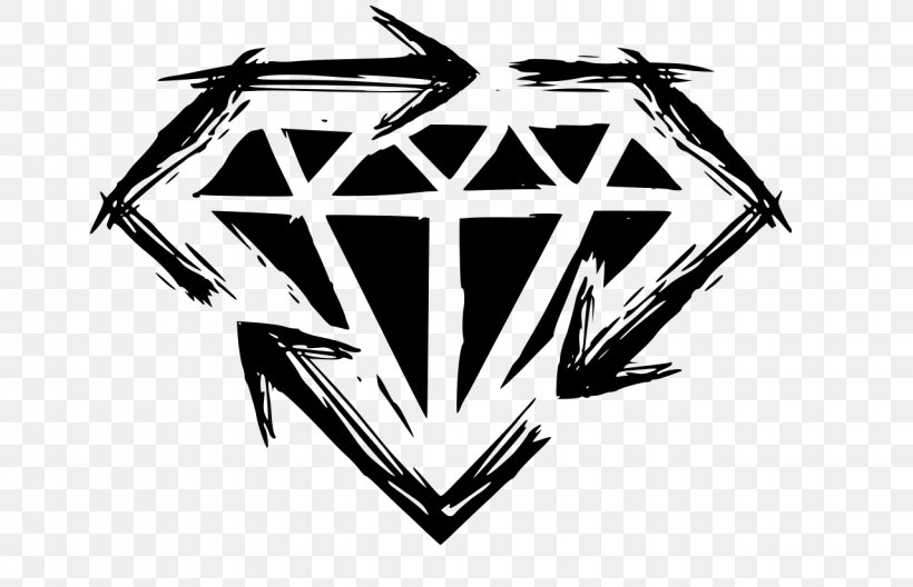 Stick To Your Guns Diamond We Still Believe The Hope Division Logo, PNG, 1280x825px, Stick To Your Guns, Against Them All, Automotive Design, Black And White, Brand Download Free