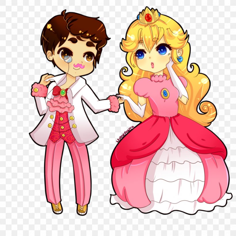 Super Princess Peach Mario Bros. Princess Daisy, PNG, 894x894px, Watercolor, Cartoon, Flower, Frame, Heart Download Free