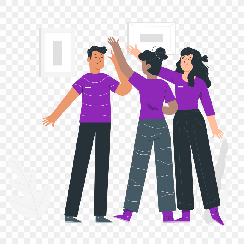 Team Teamwork, PNG, 2000x2000px, Team, Costume, Ecommerce, Food Delivery, Purple Download Free