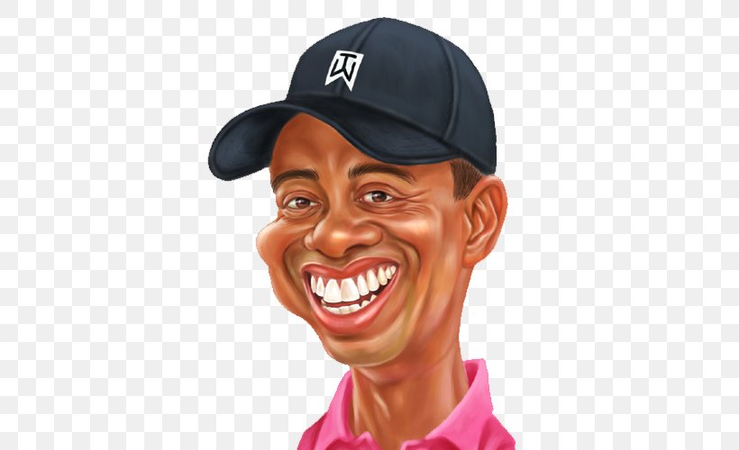 Tiger Woods Masters Tournament The 1997 Masters: My Story PGA TOUR Clip Art, PNG, 500x500px, Tiger Woods, Athlete, Cap, Caricature, Cartoon Download Free