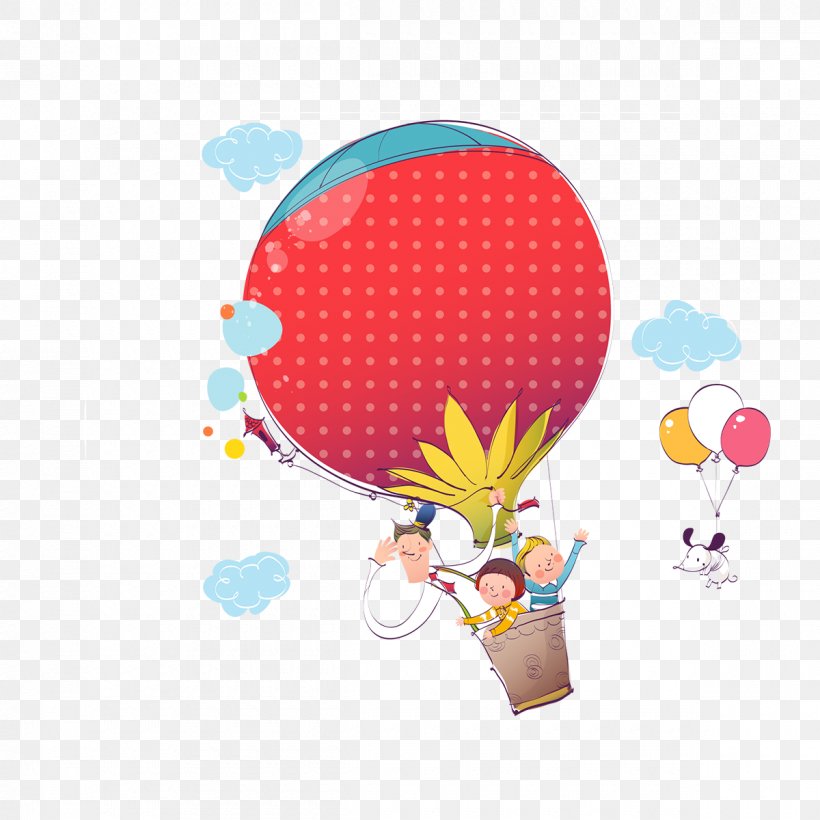 Cartoon Child Balloon Illustration, PNG, 1200x1200px, Flight, Balloon, Cartoon, Gratis, Hot Air Balloon Download Free