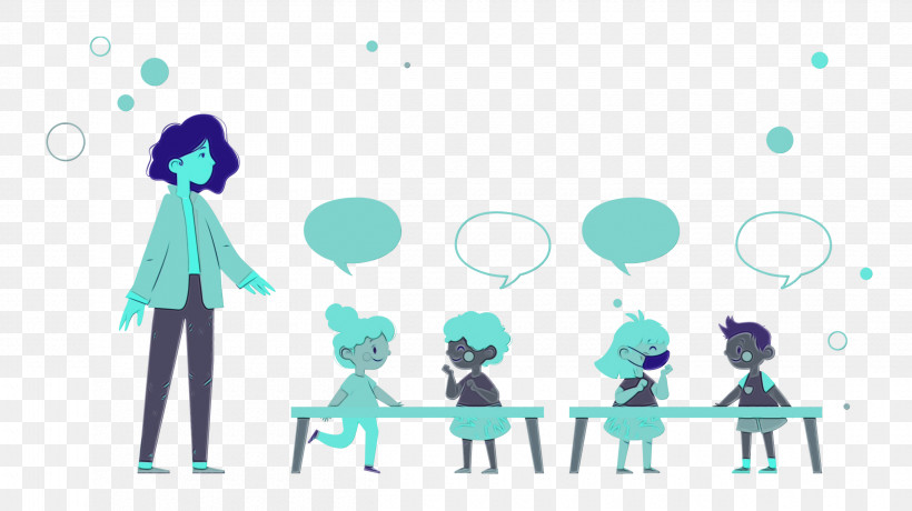 Cartoon Conversation Happiness Microsoft Azure Behavior, PNG, 2500x1403px, Classroom, Behavior, Cartoon, Conversation, Happiness Download Free