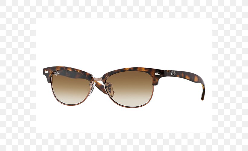 Ray-Ban Clubmaster Classic Aviator Sunglasses Browline Glasses, PNG, 582x500px, Rayban, Aviator Sunglasses, Beige, Browline Glasses, Brown Download Free