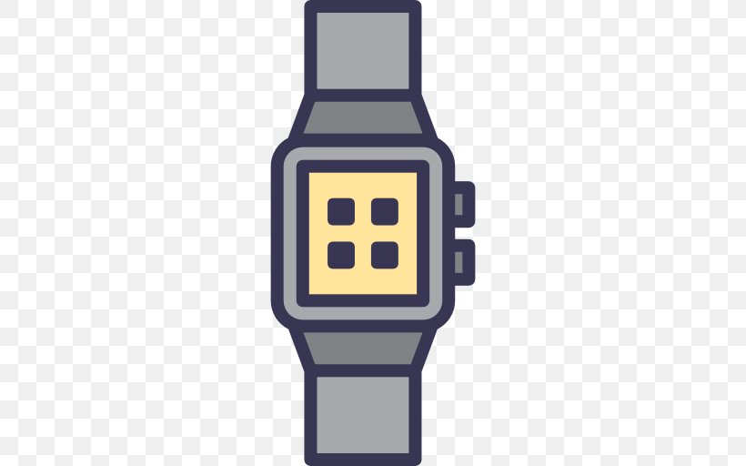 Smartwatch Icon, PNG, 512x512px, Watch, Clock, Electric Blue, Flat Design, Scalable Vector Graphics Download Free