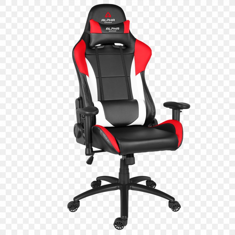 Alpha Gamer Game Seats AGORIONV2-BK-W-BL, Black Alpha Gamer Vega Padded Seat Padded Backrest Office/computer Chair Gaming Chairs PlayStation 2, PNG, 1491x1490px, Gaming Chairs, Black, Chair, Comfort, Furniture Download Free