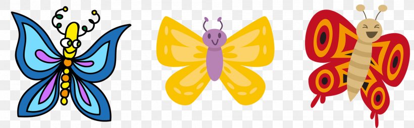 Butterfly Cartoon Clip Art, PNG, 2005x624px, Butterfly, Cartoon, Designer, Drawing, Insect Download Free