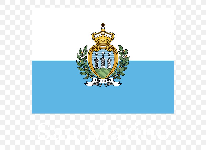 Flag Of San Marino Flags Of The World Flag Of Bosnia And Herzegovina, PNG, 600x600px, Flag Of San Marino, Brand, Crest, Emblem, Flag Download Free