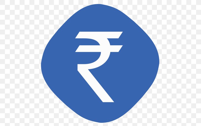 Indian Rupee Currency Symbol, PNG, 512x512px, India, Area, Blue, Brand, Currency Download Free