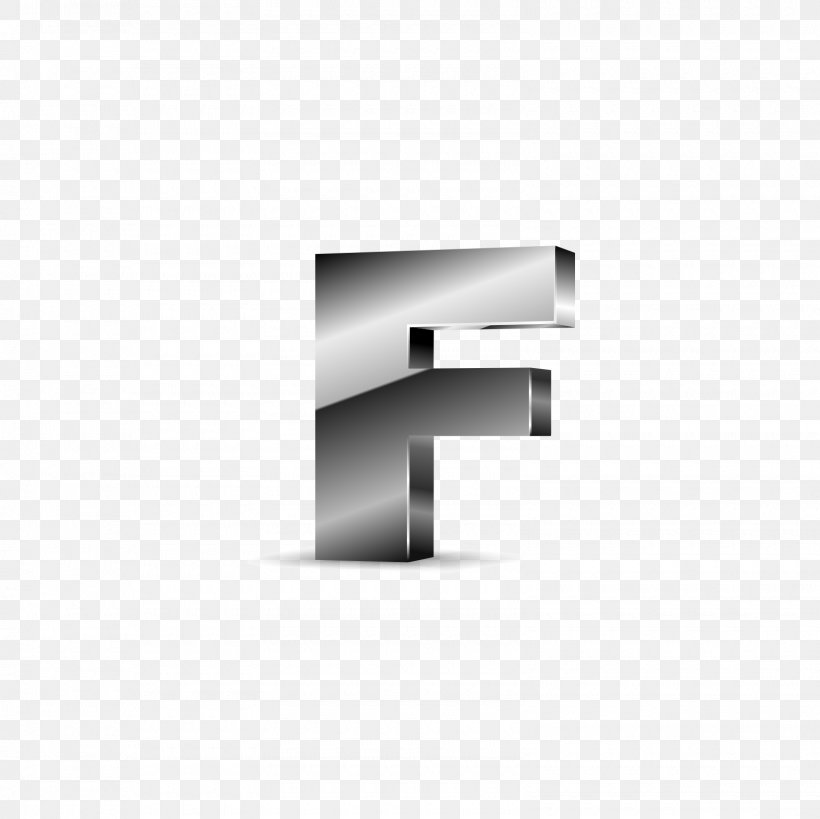 Silver Black Solid Letter F, PNG, 1600x1600px, Threedimensional Space, Black And White, Letter, Monochrome, Monochrome Photography Download Free