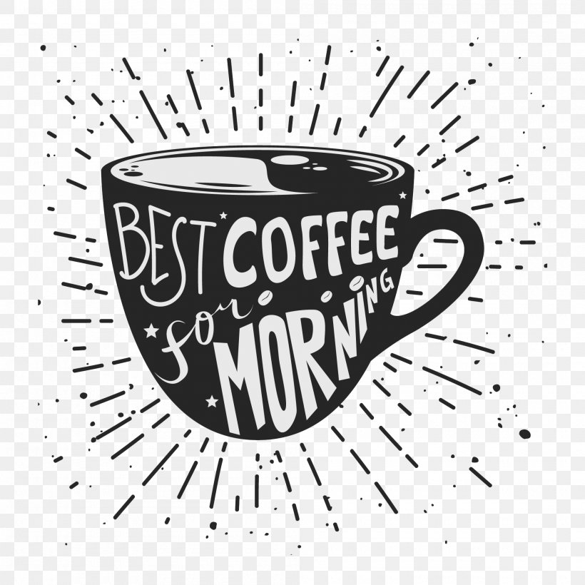 Coffee Cup Mug Logo, PNG, 2000x2000px, Coffee Cup, Blackandwhite, Coffee, Copa, Cup Download Free