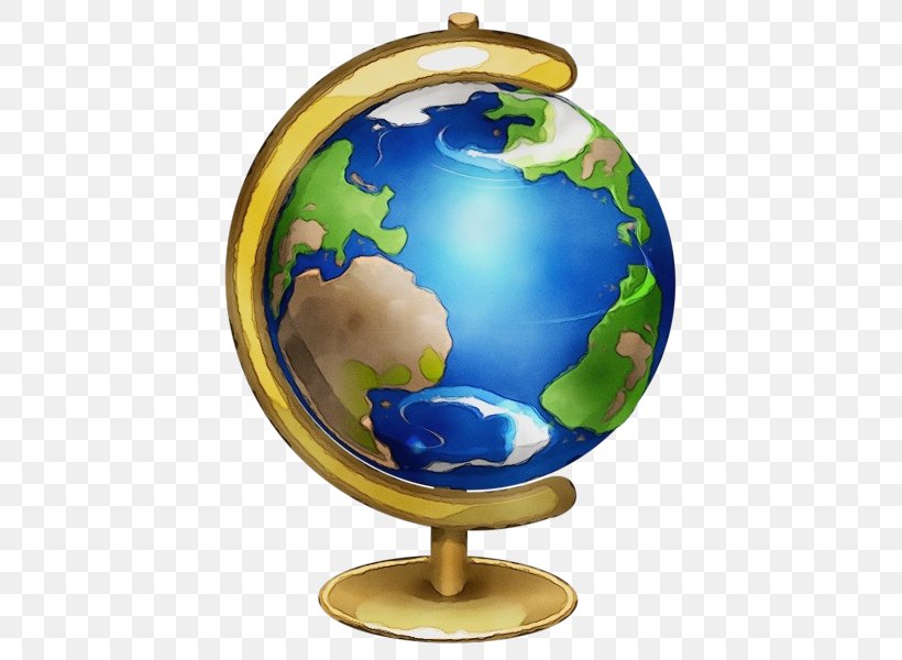 Earth Cartoon Drawing, PNG, 439x600px, Watercolor, Blue, Drawing, Earth, Globe Download Free
