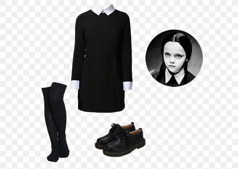 Wednesday Addams The Addams Family Formal Wear Fashion Clothing, PNG, 600x583px, Watercolor, Cartoon, Flower, Frame, Heart Download Free