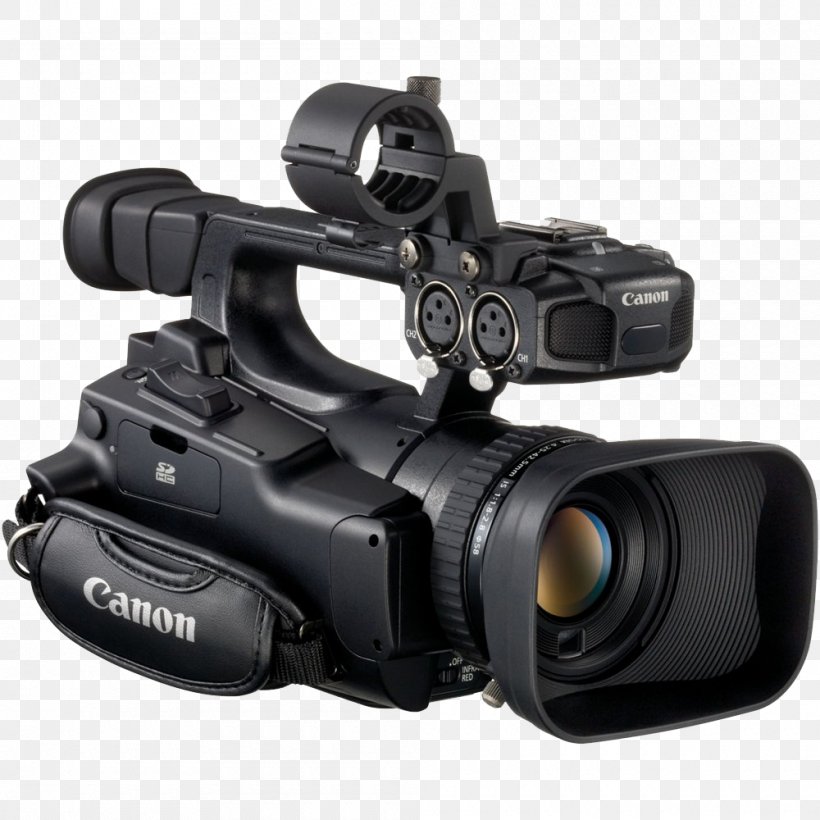 Canon XF105 Canon XF100 Canon EF Lens Mount Canon EOS Video, PNG, 1000x1000px, Canon Ef Lens Mount, Camcorder, Camera, Camera Accessory, Camera Lens Download Free